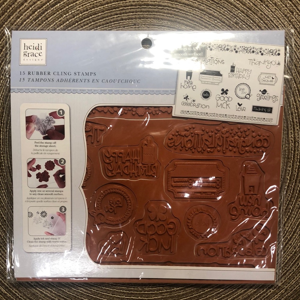 Heidi Grace Rubber Cling Stamps